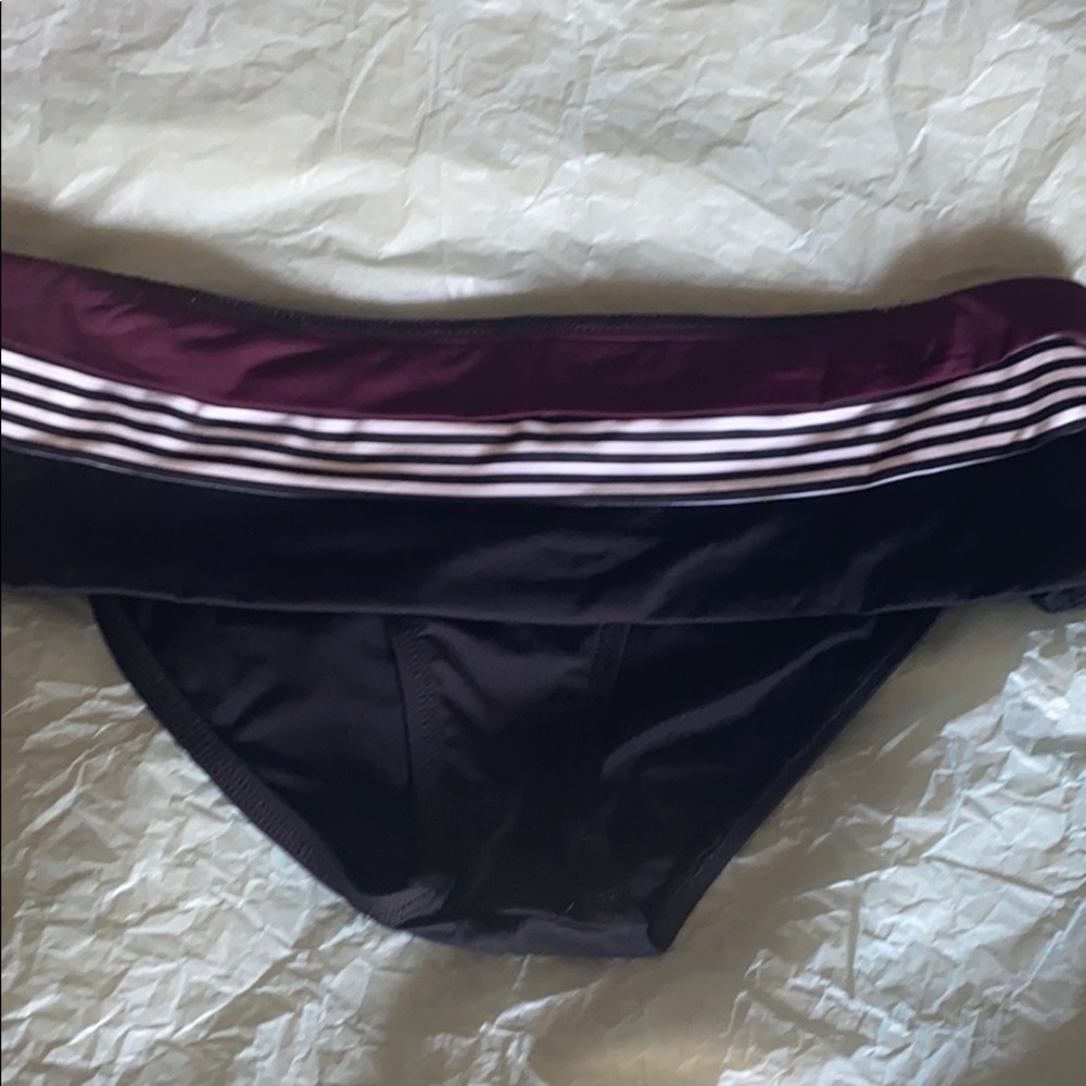 Bikini bottom with fold over top